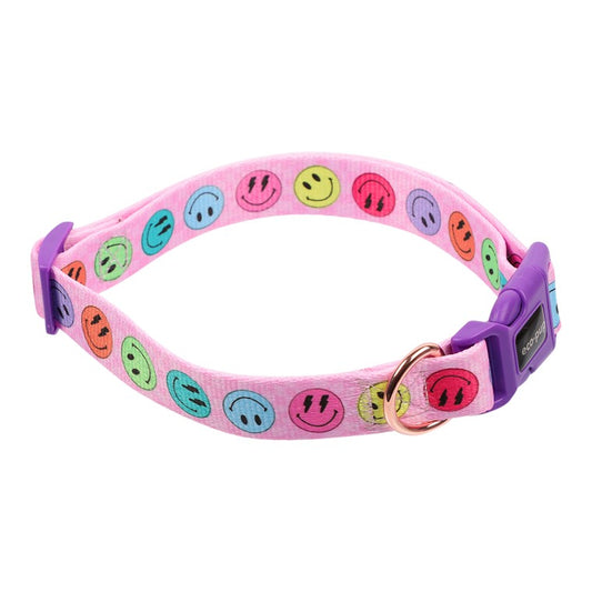 Pet Collar, Smiley, Medium