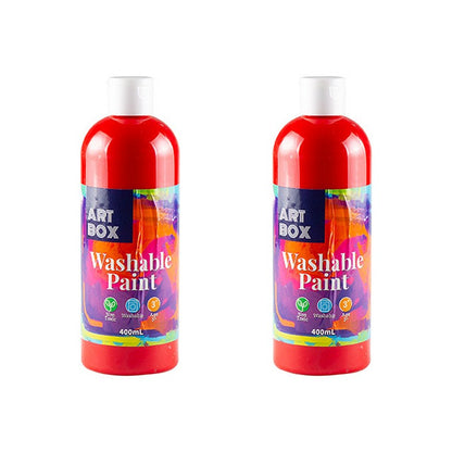 Washable Paint, Red, 400ml