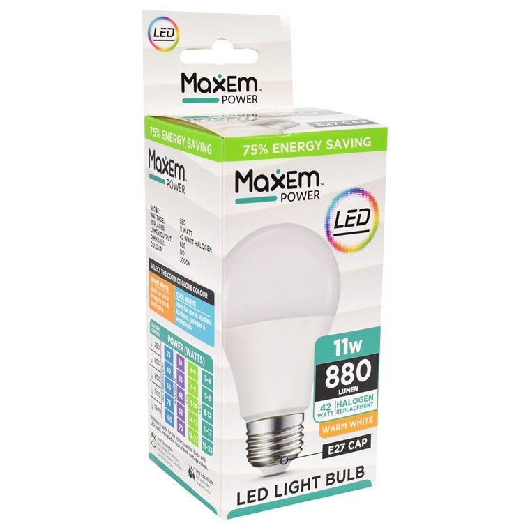 Maxem Bulb LED, Warm White, B22