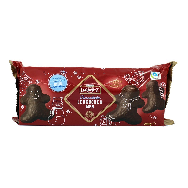 Lambertz Milk Chocolate Lebkuchen Men, 200g