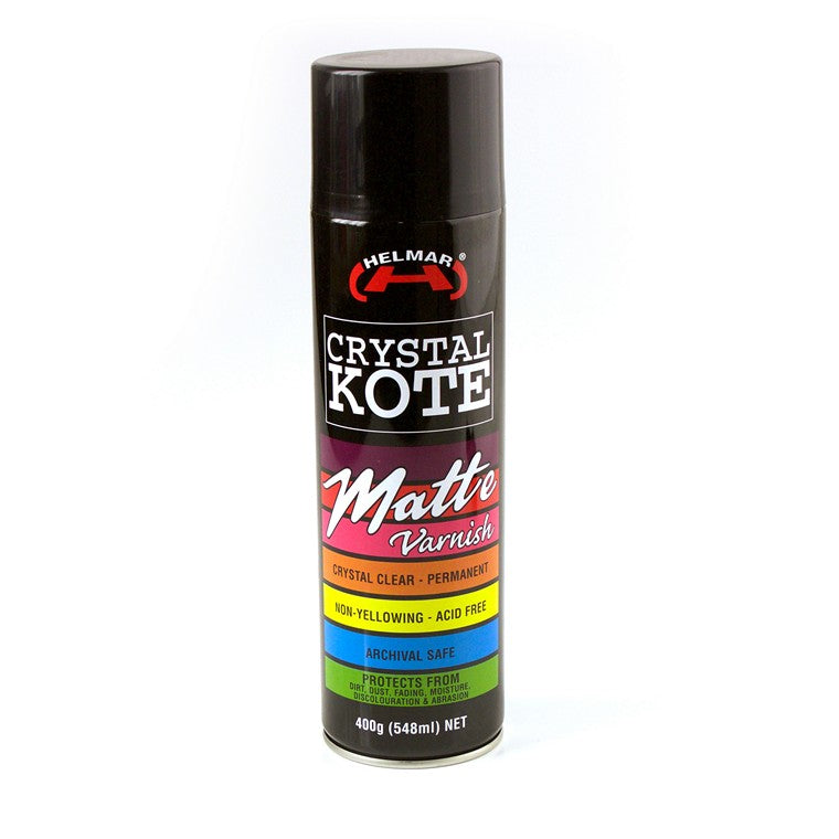 Crystal Kote Matt Varnish Spray, 400gm