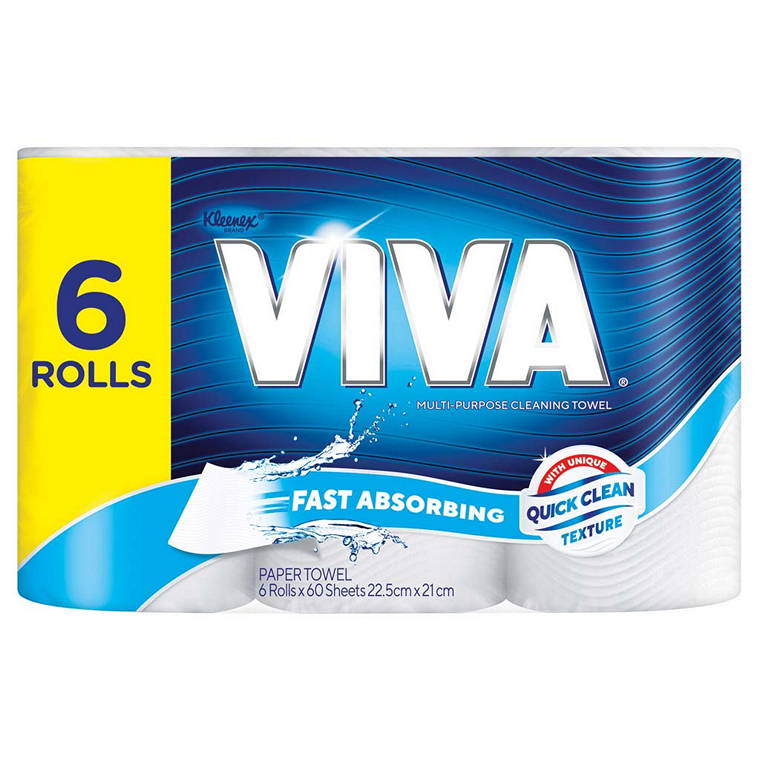 Kleenex Viva Paper Towel, 6pk