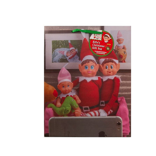 Xmas Elves Gift Bag, Medium