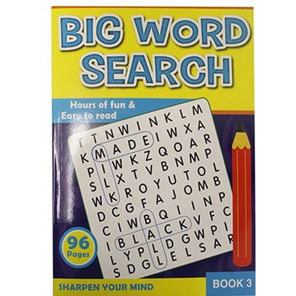 A4 Word Search Book, 96pgs