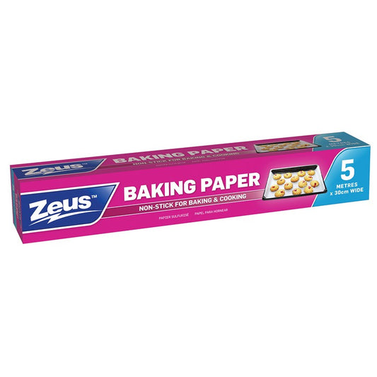 Zeus Baking Paper Roll, 5m