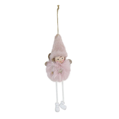 Hanging Fluffy Hat Angel, 23cm, Asstd