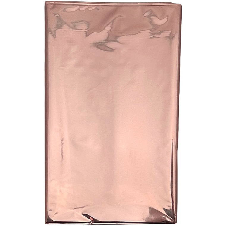 Rose Gold Chrome Table Cover, 1x1.8m