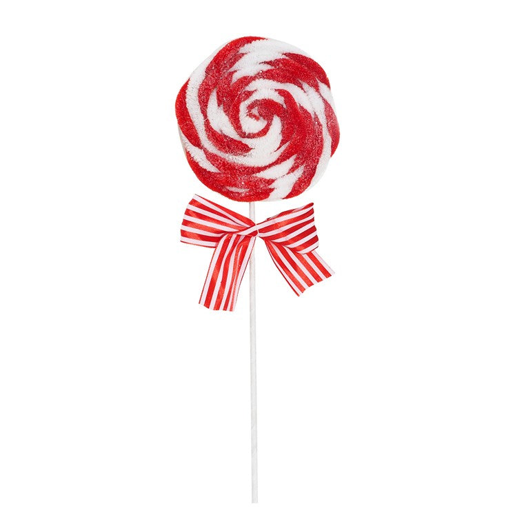 Swirly Plush Lollipop Pick, 48cm, Asstd