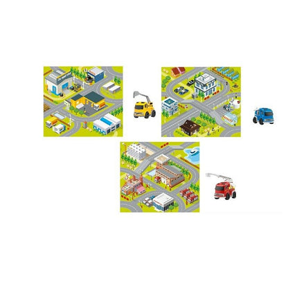 Urban City Placemat w/ Truck