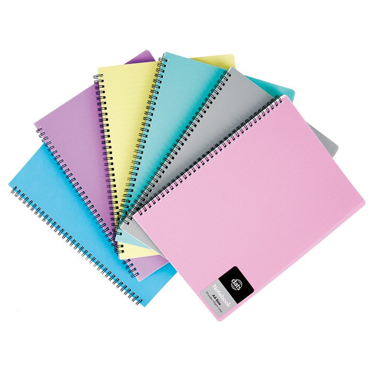 Note Book A4 120pg, Asstd Colours