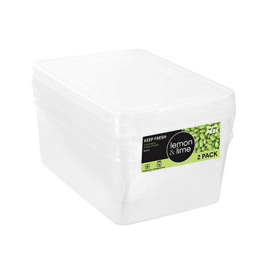 L&L Keep Fresh Food Container, 900ml, 2pk