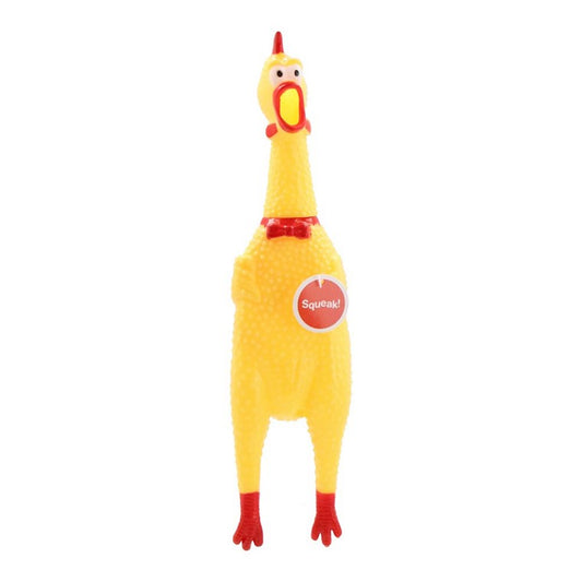 Squawking Vinyl Chicken, 32cm