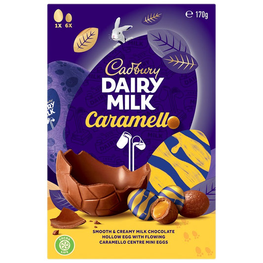 Cadbury Caramello Gift Box Egg, 170g