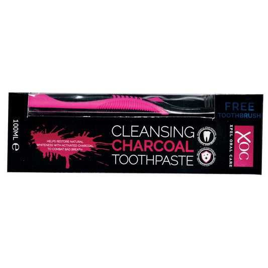 Cleansing Charcoal Toothpaste w/ Free Toothbrush