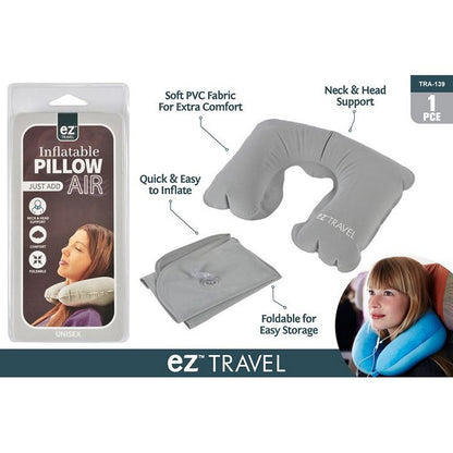 Inflatable Travel Pillow Flock