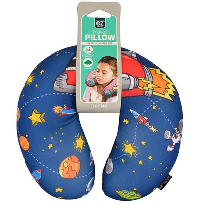 Kids Travel Pillow Microbead, 2 Asstd