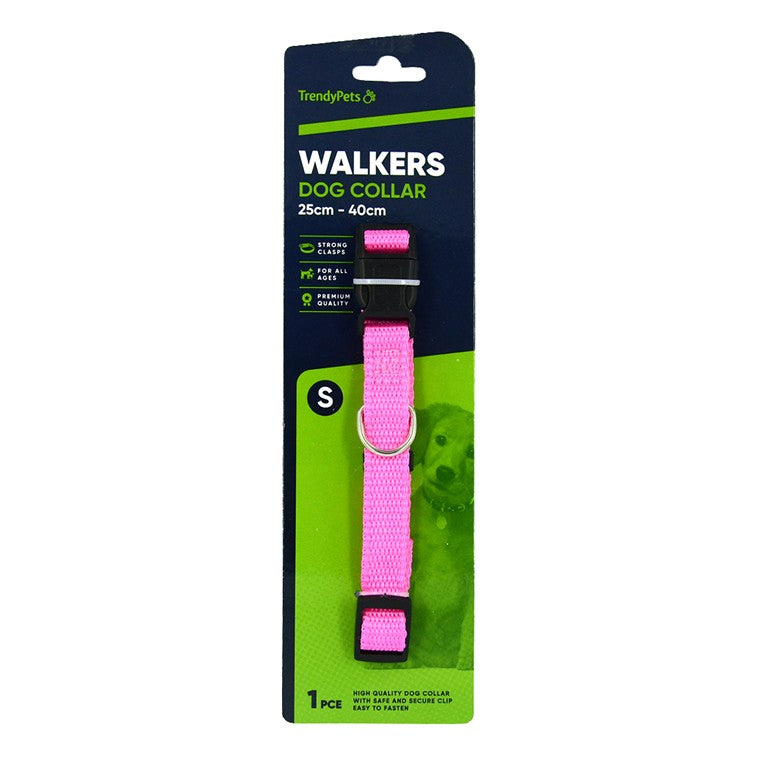 Walkers Dog Collar, Asstd, Small