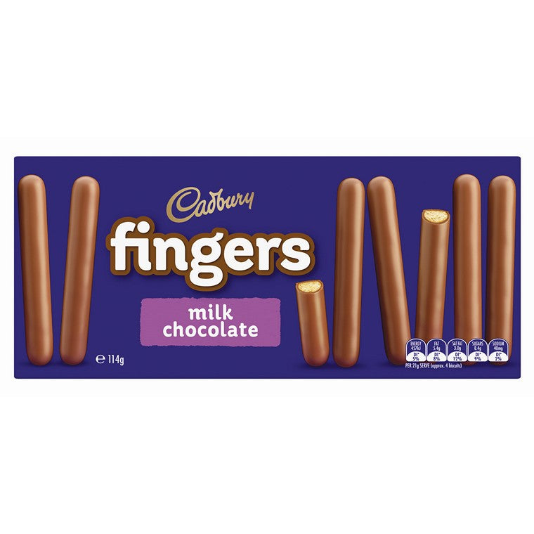 Cadbury Fingers Milk Chocolate, 114gm