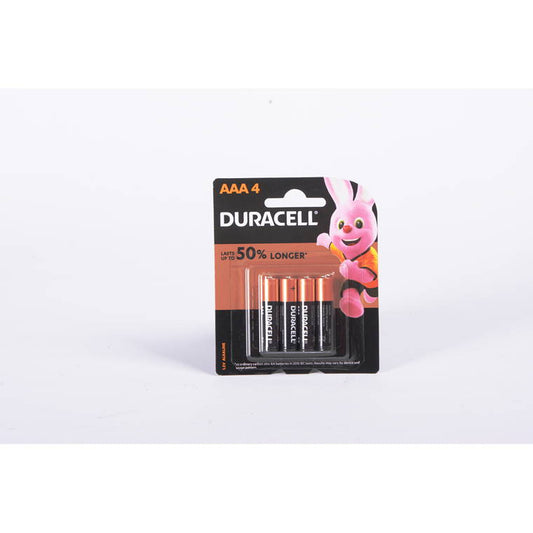 Duracell Battery, AAA, 4pk, Alkaline