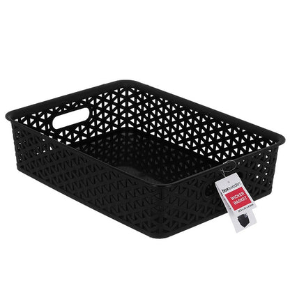 Box Sweden Wicker Design Basket, Asstd, 35.5cm