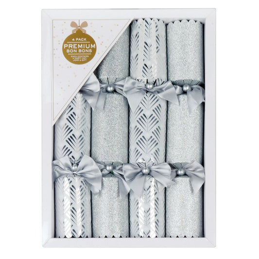 Xmas Premium Bon Bon, 4pk, Silver