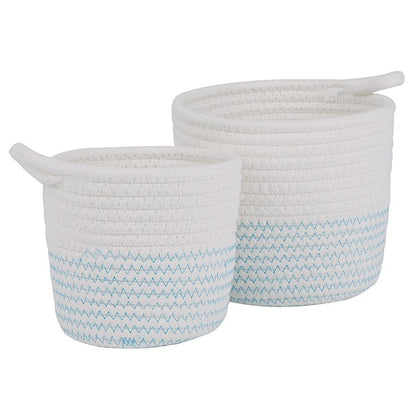 H&G Cotton Basket, Set Of 2