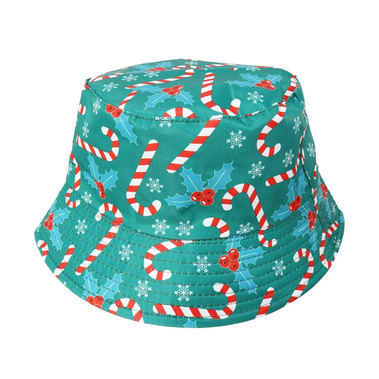 Christmas Bucket Hat Fun Patterns, Asstd