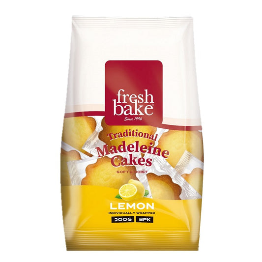 Fresh Bake Lemon Madeleine Cakes, 8pk