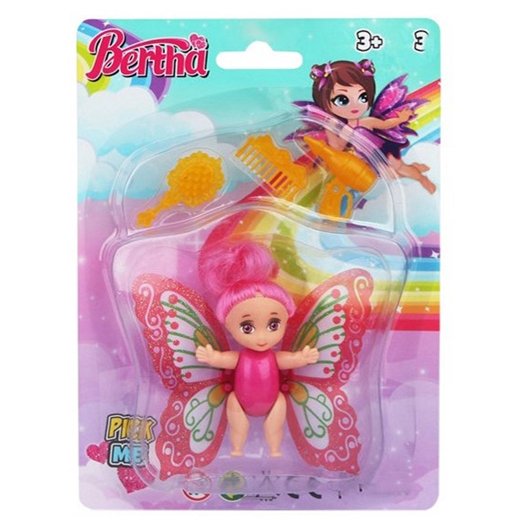 Mini Butterfly Doll, Asstd