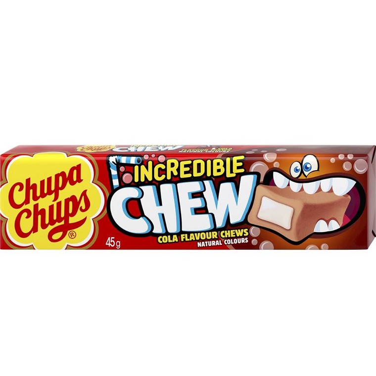 Chupa Chup Incredible Chews, Cola, 45g