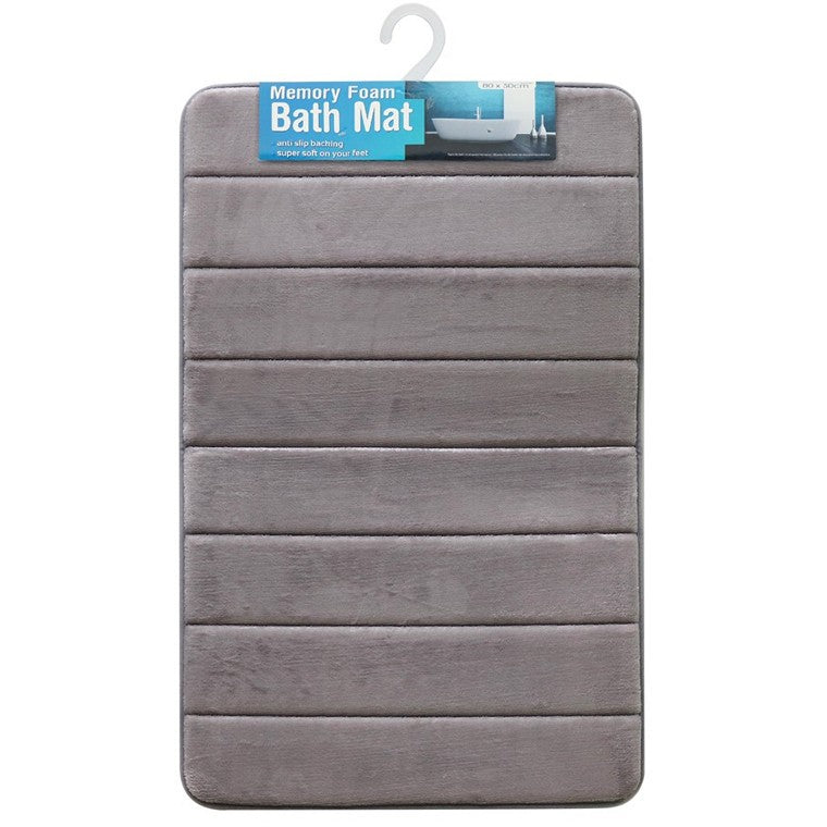 Memory Foam Bathmat, Asstd