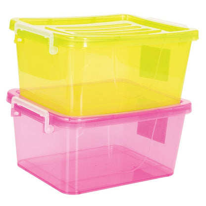 Box Sweden Coloured Storage Box, 5L, 6 Asstd Colours