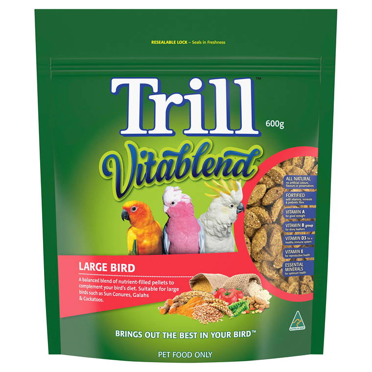 Trill Large Bird Pellets, 600gm