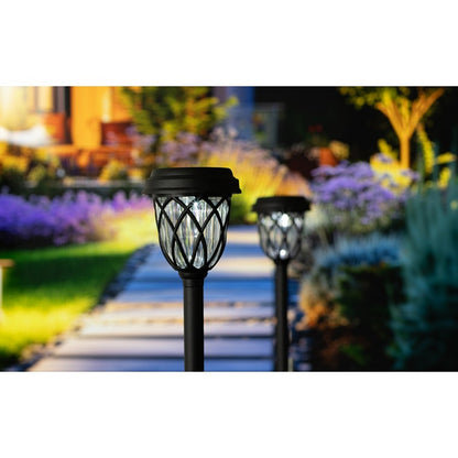 Solar Swirl Stake Light