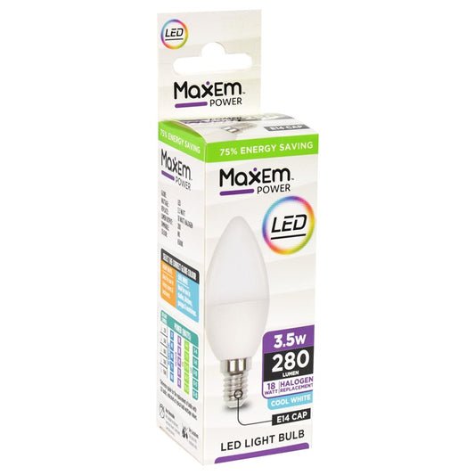 Maxem Bulb LED, Cool White, E14