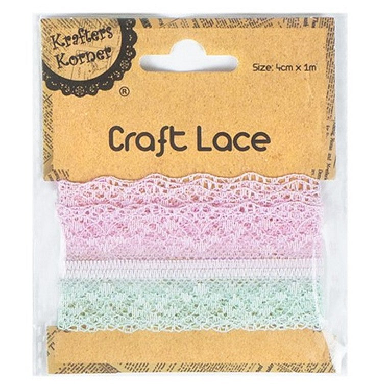 Craft Ombre Lace, 5 Asstd Colours