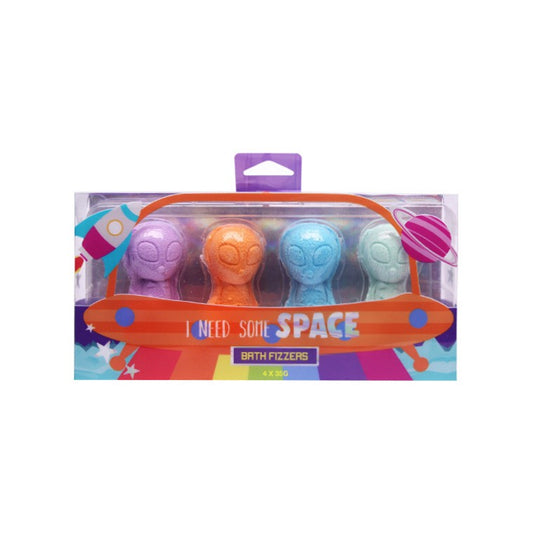 I Need Some Space Alien Bath Fizzers, 4pk