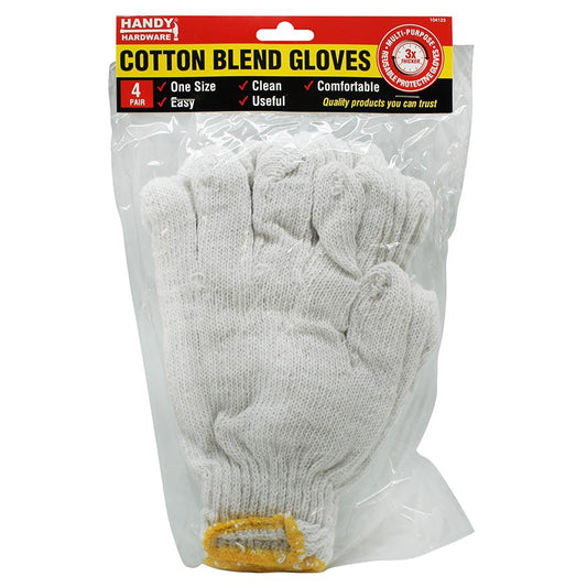 Material Gloves, 4pk