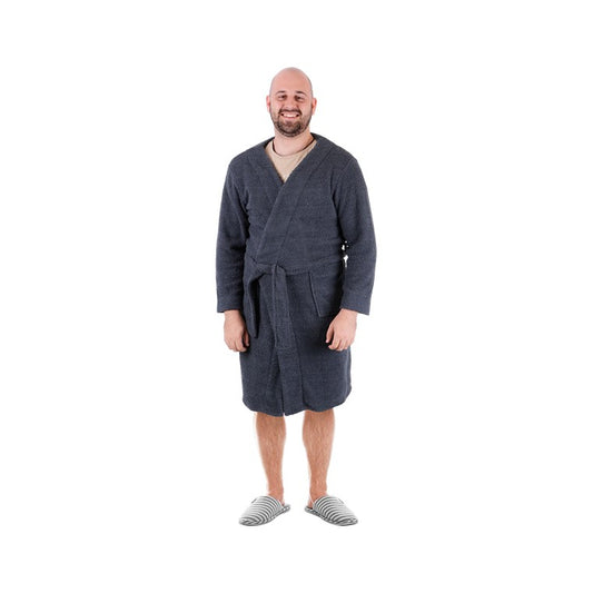 Dressing Gown, Grey, Size S