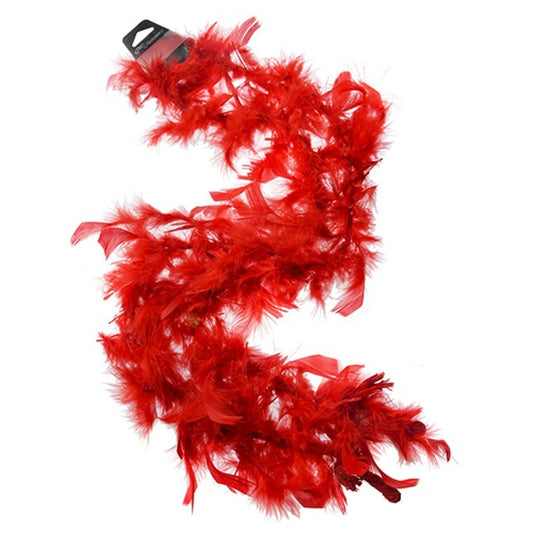 Red Feather Boa, 1.5m