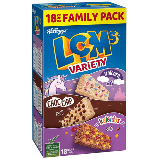 Kellogg's LCMs Variety Family Pack, 18pk