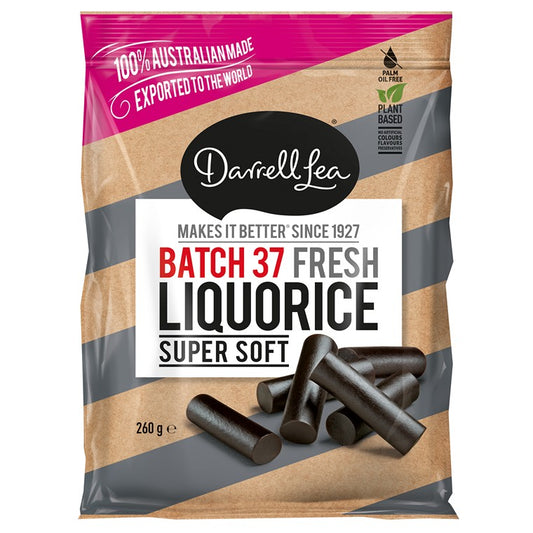 Darrell Lea Batch 37 Liquorice, 260gm