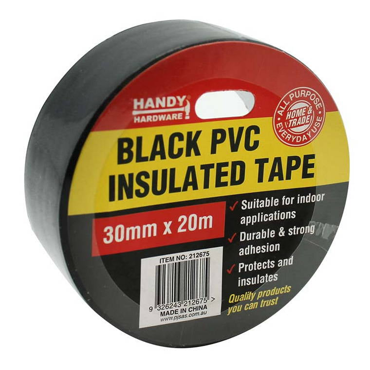 Tape PVC Black Insulation, 30mmx20m