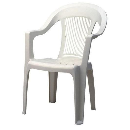 Outdoor High Back Arm Chair
