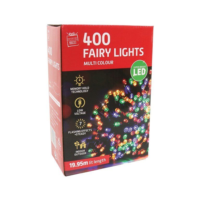 Fairy Lights, Multi Colour, 400 LED