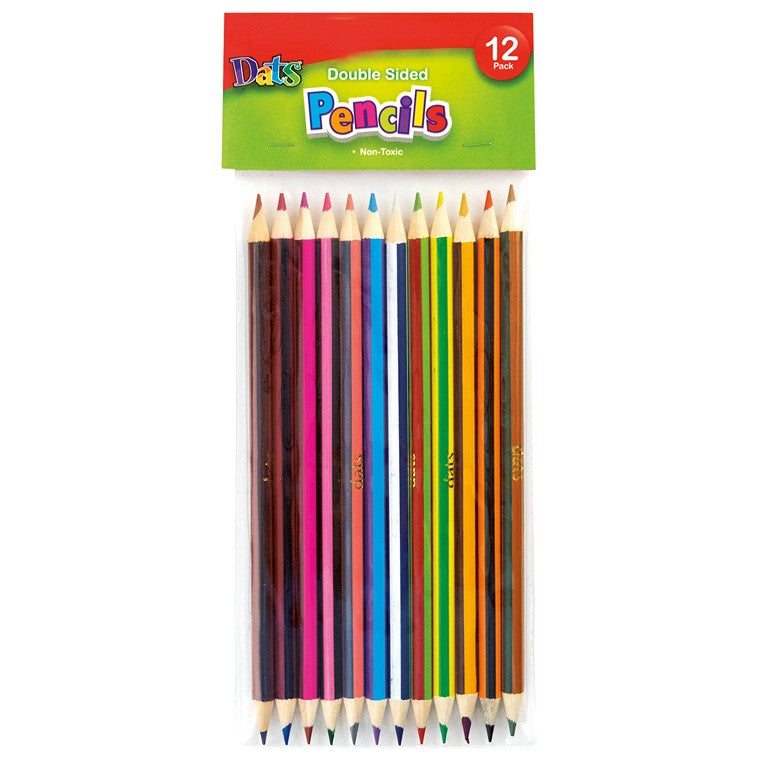 Colour Pencils Double Sided 12 Pack