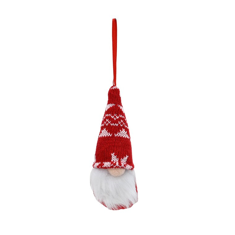 Hanging Knit Hat Gnome, 15cm, Mega Mix, Asstd