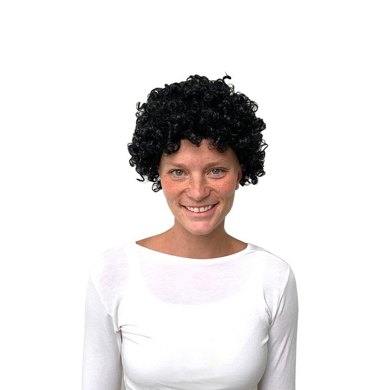 Party Curly Wig, Black