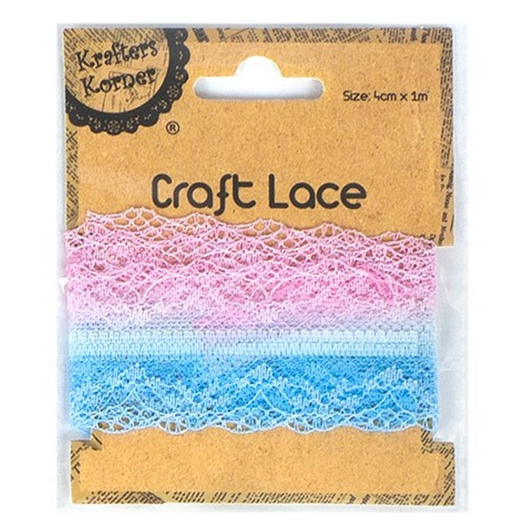 Craft Ombre Lace, 5 Asstd Colours