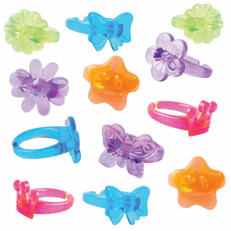 Party Favour Bright Rings, 12Pk